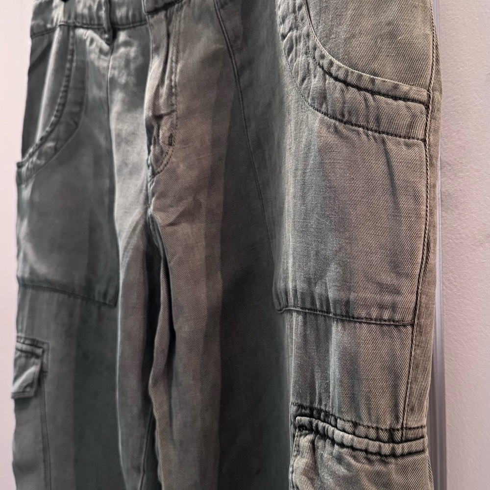 Sanctuary Cargo Wide Leg Standard Rise Utility Pants - Picture 6 of 9